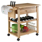 Finland Carrello da Cucina Legno/Naturale - Winsome