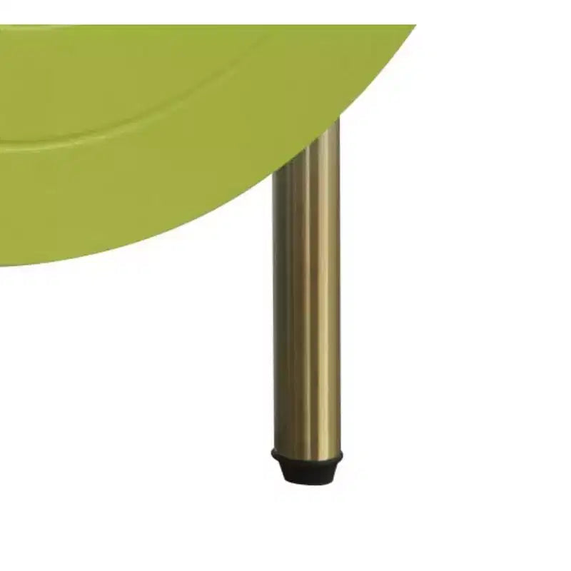 Lifestorey 3 Ante Ingrid Credenza Mid Century Moderna con Bordi Ondulati Verde Lime