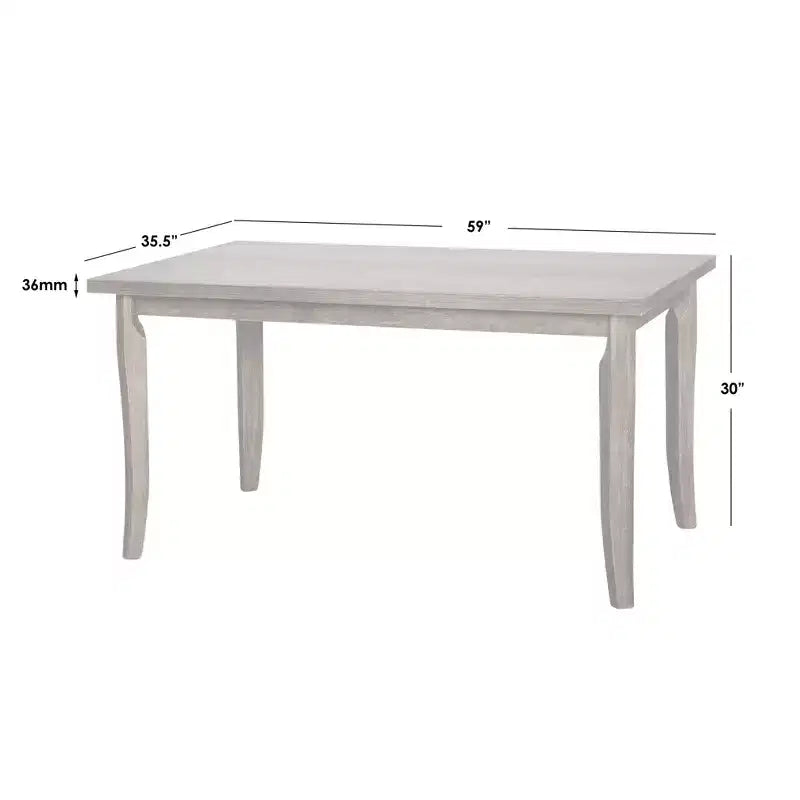 Tavolo da pranzo rettangolare Buylateral Provence Driftwood