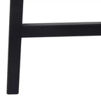 Sgabello da bar rustico in betulla nero - Olivia & May: Altezza fissa 76 cm, struttura in legno, pulire a chiazze