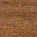 Buylateral Tavolo da pranzo a piedistallo Roma Farmhouse da 59" color legno galleggiante: Legno di Hevea e impiallacciatura, 6 posti, base a piedistallo