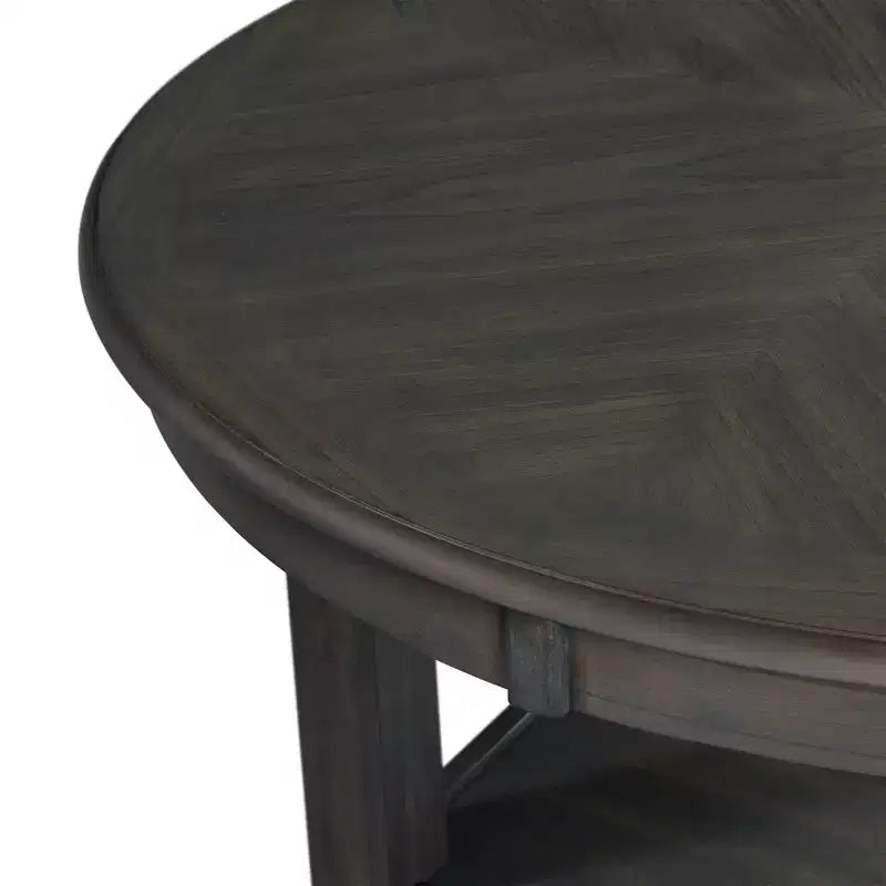 Set da pranzo Taylor 5 pezzi altezza bancone con ripiano e sedie in similpelle - Picket House Furnishings