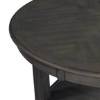 Set da pranzo Taylor 5 pezzi altezza bancone con ripiano e sedie in similpelle - Picket House Furnishings