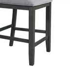 Set da pranzo Taylor 5 pezzi altezza bancone con ripiano e sedie in similpelle - Picket House Furnishings