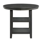 Set da pranzo Taylor 5 pezzi altezza bancone con ripiano e sedie in similpelle - Picket House Furnishings
