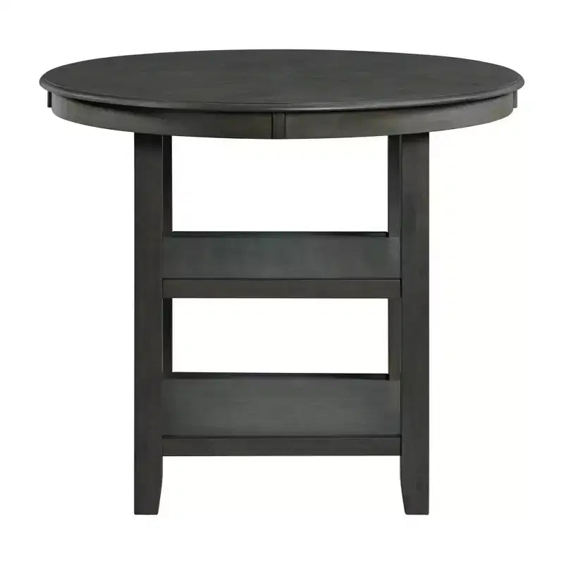 Set da pranzo Taylor 5 pezzi altezza bancone con ripiano e sedie in similpelle - Picket House Furnishings