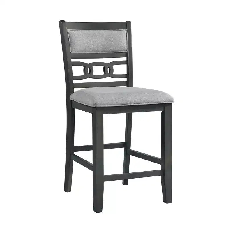 Set da pranzo Taylor 5 pezzi altezza bancone con ripiano e sedie in similpelle - Picket House Furnishings