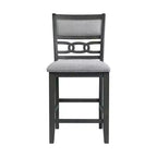 Set da pranzo Taylor 5 pezzi altezza bancone con ripiano e sedie in similpelle - Picket House Furnishings