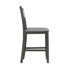 Set da pranzo Taylor 5 pezzi altezza bancone con ripiano e sedie in similpelle - Picket House Furnishings