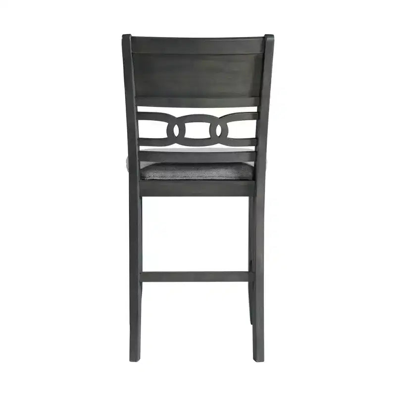 Set da pranzo Taylor 5 pezzi altezza bancone con ripiano e sedie in similpelle - Picket House Furnishings