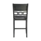 Set da pranzo Taylor 5 pezzi altezza bancone con ripiano e sedie in similpelle - Picket House Furnishings
