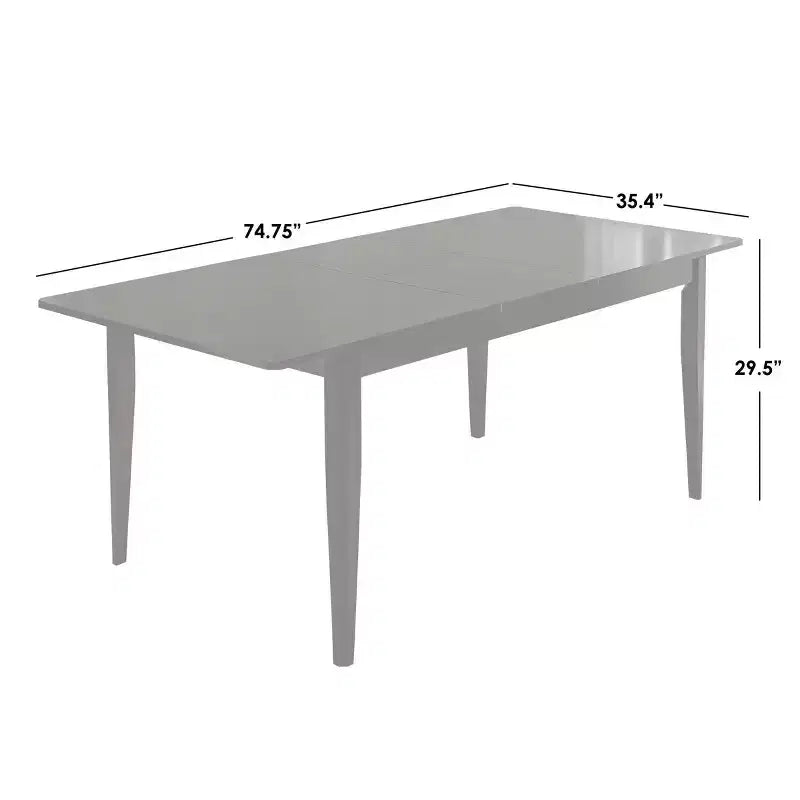 Tavolo da pranzo allungabile Buylateral Tilo Butterfly marrone scuro