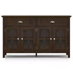 WyndenHall Normandy Grande Credenza a buffet Marrone Brunetta