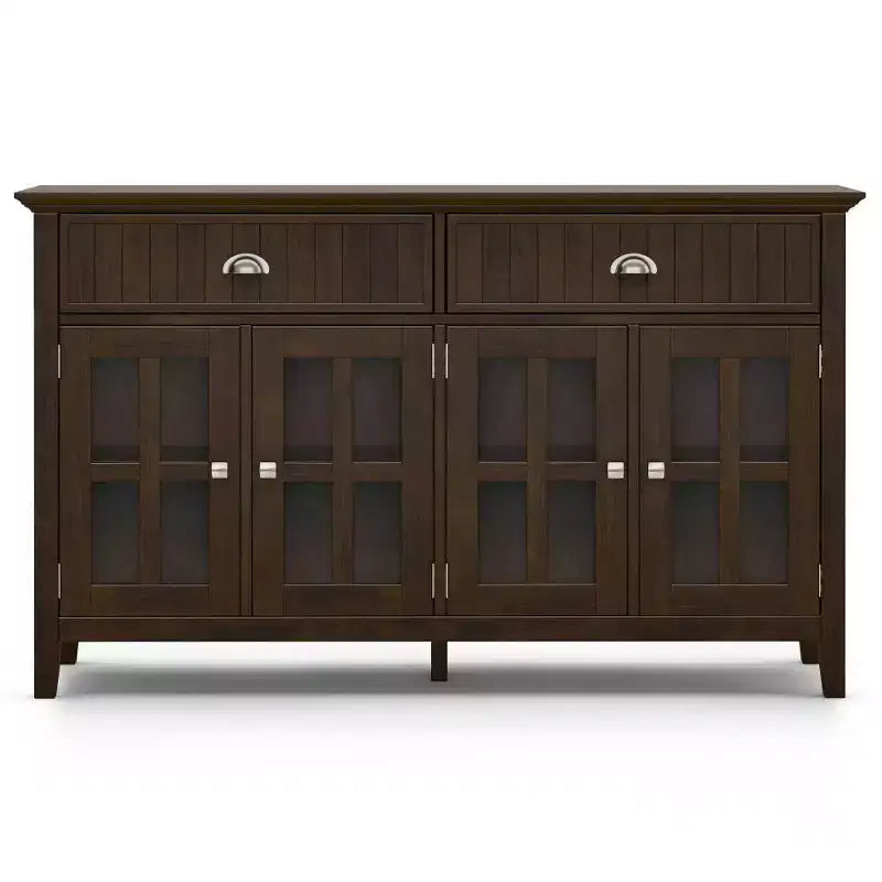 WyndenHall Normandy Grande Credenza a buffet Marrone Brunetta
