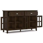 WyndenHall Normandy Grande Credenza a buffet Marrone Brunetta