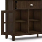 WyndenHall Normandy Grande Credenza a buffet Marrone Brunetta