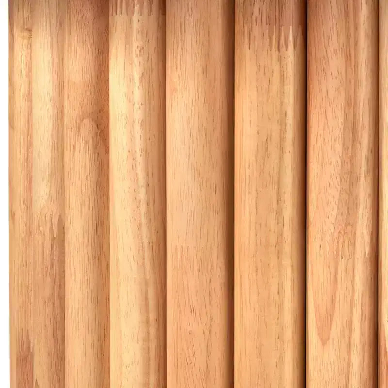 Tavolo da pranzo ovale moderno Lifestorey Layton in legno massello naturale