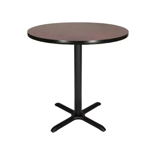 36" Round Composite Core Counter Height Dining Table - Hampden Furnishings: Kitchen Table, Steel Base
