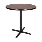 Tavolo da pranzo rotondo con piano composito da 36 pollici, altezza bancone - Hampden Furnishings: Tavolo da cucina, base in acciaio