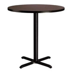 Tavolo da pranzo rotondo con piano composito da 36 pollici, altezza bancone - Hampden Furnishings: Tavolo da cucina, base in acciaio