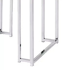 Basi per tavolo Chafik da 19" in rovere naturale/cromo - Acme Furniture