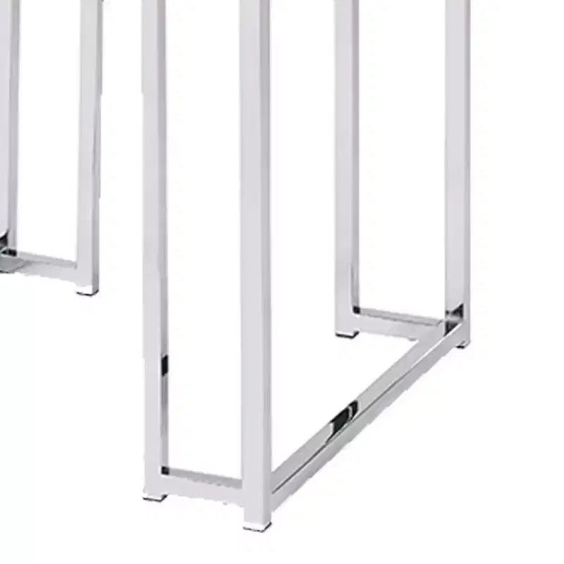 Basi per tavolo Chafik da 19" in rovere naturale/cromo - Acme Furniture