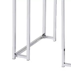 Basi per tavolo Chafik da 19" in rovere naturale/cromo - Acme Furniture