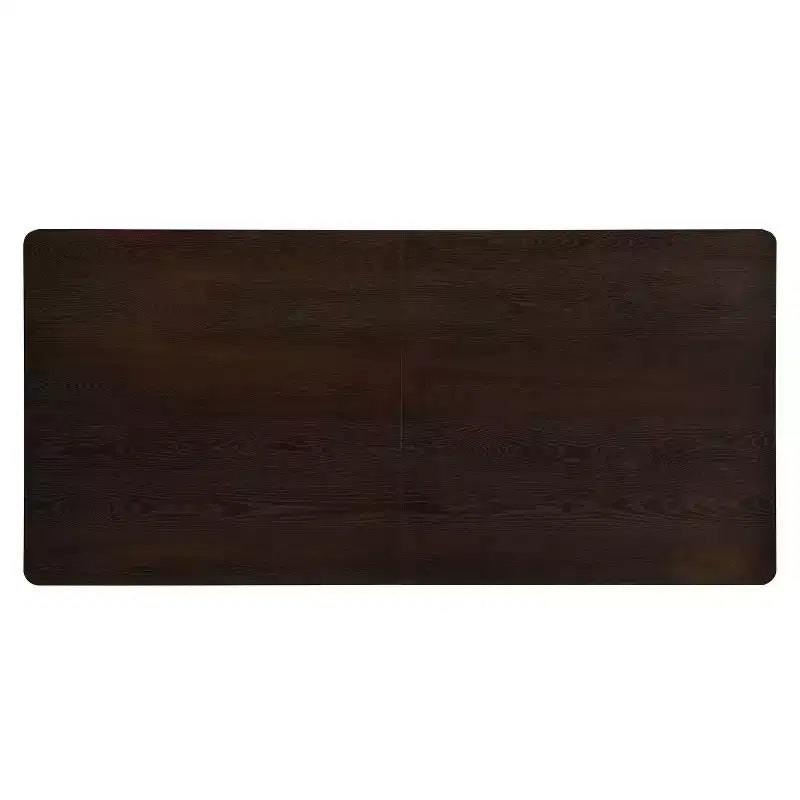 Christopher Knight Home Eloise Moderno Tavolo da Pranzo Rettangolare Sovradimensionato da 8 Posti 84" con Base a Piedistallo Marrone Scuro
