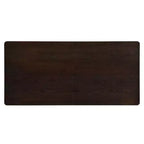 Christopher Knight Home Eloise Moderno Tavolo da Pranzo Rettangolare Sovradimensionato da 8 Posti 84" con Base a Piedistallo Marrone Scuro