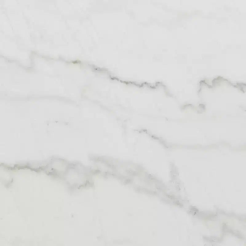 Tavolo da pranzo Picket House Furnishings Willow Marble altezza standard bianco: moderno, 6 posti, MDF e impiallacciatura in legno