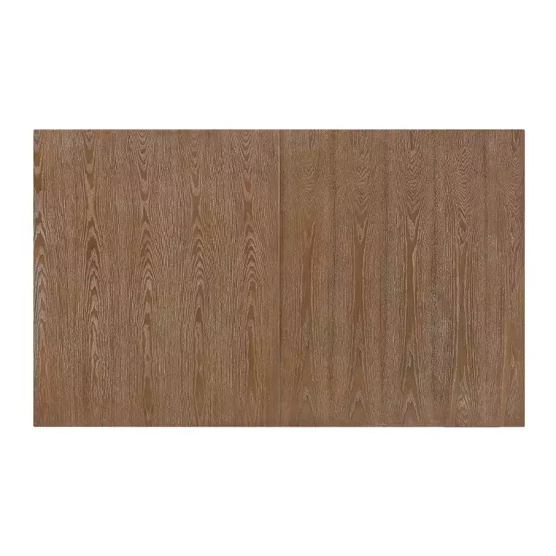 Set da pranzo espandibile Christopher Knight Home 7 pezzi Fernleaf imbottito, marrone naturale/frassino chiaro/tweed beige chiaro