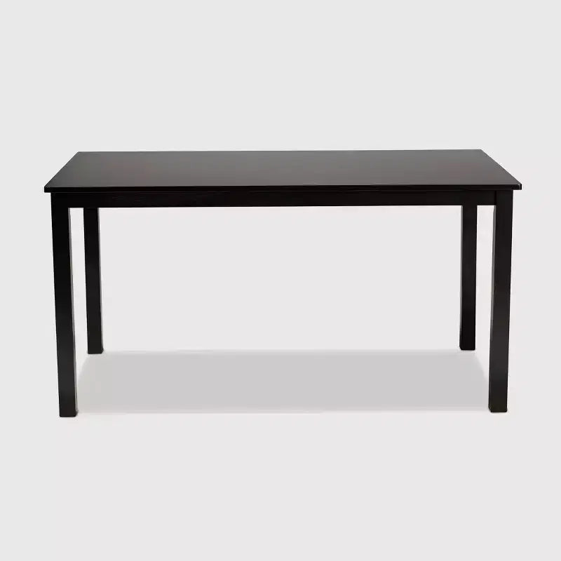 Tavolo da pranzo rettangolare in legno Eveline Espresso - Baxton Studio