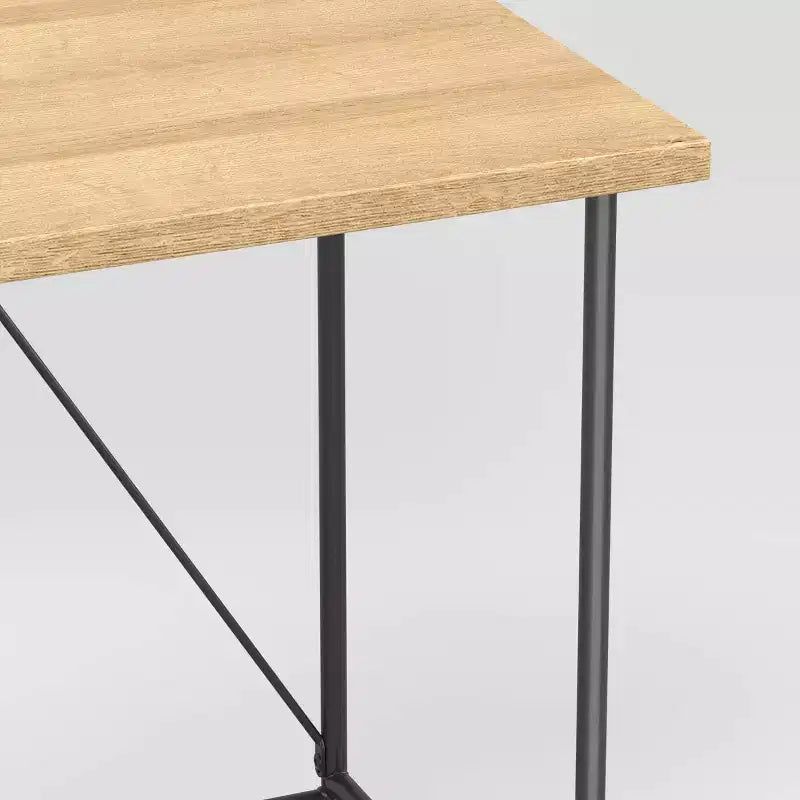 Scrivania in legno e metallo con ripiani colore naturale - Room Essentials™