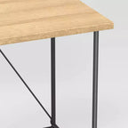 Scrivania in legno e metallo con ripiani colore naturale - Room Essentials™