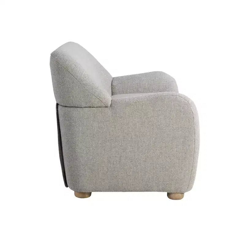 Divanetto Jade Bouclé color ciottolo Lifestyle Solutions