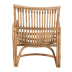 Blanca Poltrona d'Accento in Rattan Naturale Marrone - bali & pari