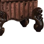 Poltrona d'accento Versailles Acme Furniture Tessuto/Finitura rovere ciliegio