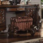Poltrona d'accento Versailles Acme Furniture Tessuto/Finitura rovere ciliegio