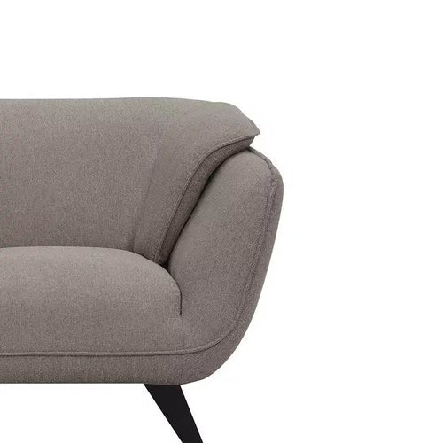 Divano Nayeli 65" Lino Marrone - Acme Furniture: Rivestimento in Pelle, Struttura in Legno, Nessun Montaggio Richiesto