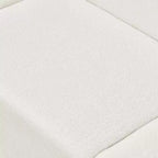 Christopher Knight Home Isolde Divano componibile a L curvo contemporaneo a 4 posti da 264 cm, rivestito in bouclé, beige