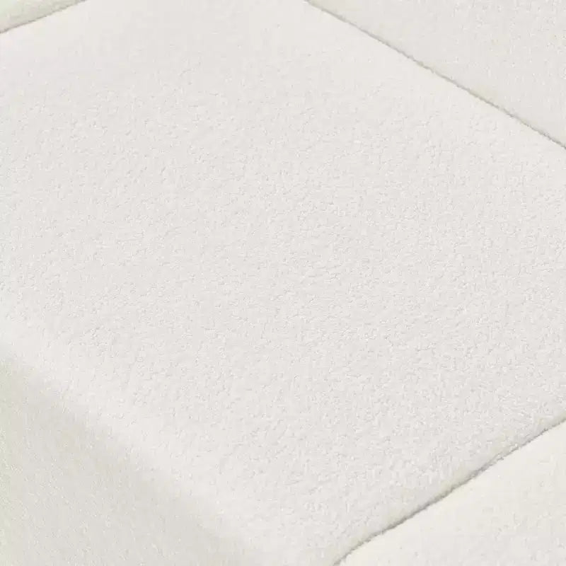 Christopher Knight Home Isolde Divano componibile a L curvo contemporaneo a 4 posti da 264 cm, rivestito in bouclé, beige