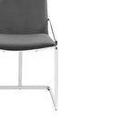 Poltrona Accent Zlatan da 20": Struttura in metallo cromato e velluto lussuoso - Acme Furniture