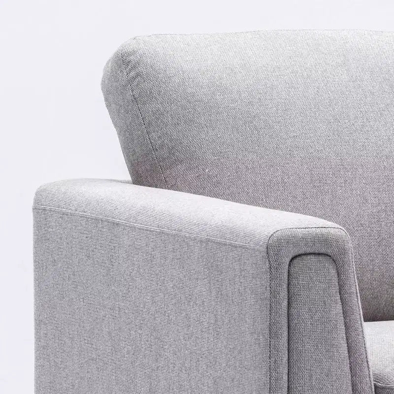 Poltrona d'accento Valin Acme Furniture in Lino Grigio