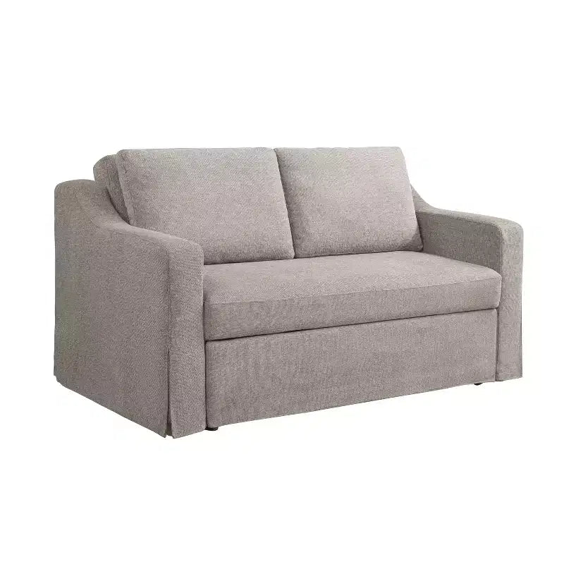 Serta Hans Convertible Loveseat Woven Flax