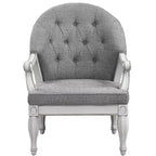 Poltrona Florian da 31": capitonné, rivestimento in cotone, nessun montaggio richiesto - Acme Furniture