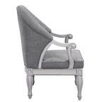 Poltrona Florian da 31": capitonné, rivestimento in cotone, nessun montaggio richiesto - Acme Furniture