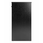 Comodino Squamish con 1 cassetto - Nero - Winsome: Comodino in legno composito, finitura laccata, ripiano contenitore