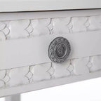Jules Tavolino Comodino con Cassetto Grigio Chiaro - Adore Decor