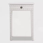 Jules Tavolino Comodino con Cassetto Grigio Chiaro - Adore Decor