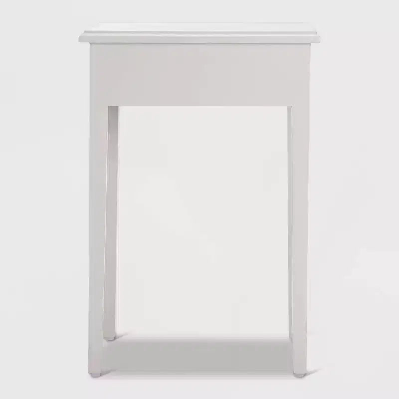 Jules Tavolino Comodino con Cassetto Grigio Chiaro - Adore Decor